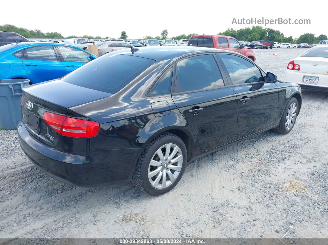 2014 Audi A4 2.0t Premium Black vin: WAUBFAFLXEN004028