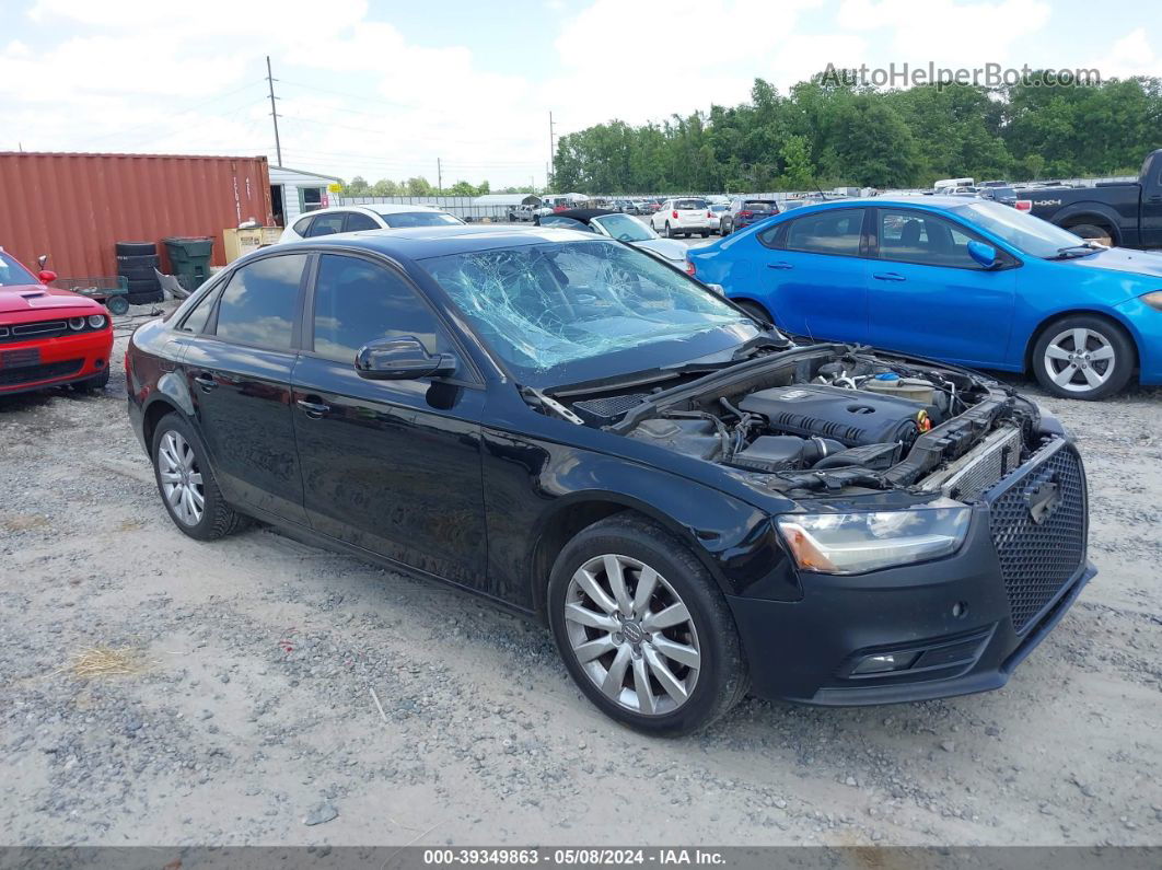 2014 Audi A4 2.0t Premium Black vin: WAUBFAFLXEN004028