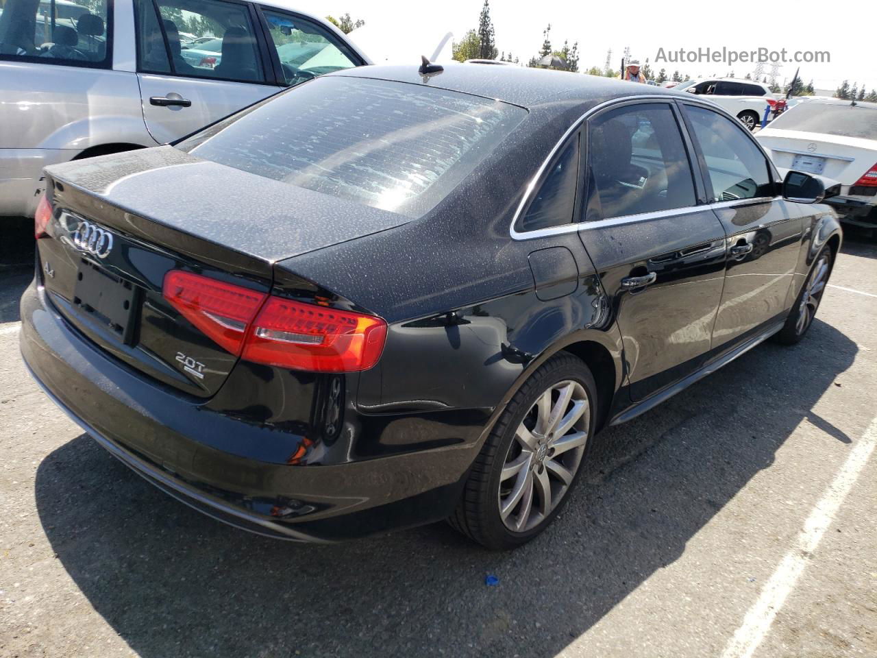 2014 Audi A4 Premium Black vin: WAUBFAFLXEN008726