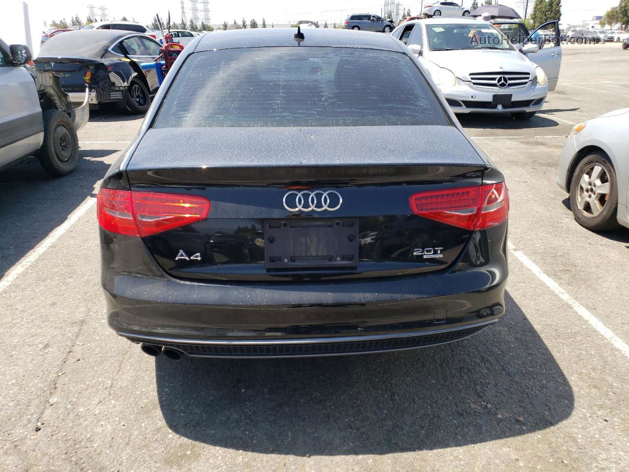 2014 Audi A4 Premium Черный vin: WAUBFAFLXEN008726