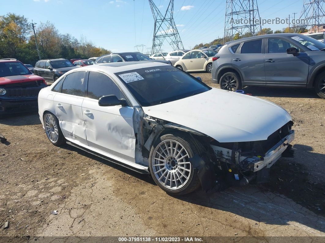 2016 Audi A4 2.0t Premium White vin: WAUBFAFLXGN011368