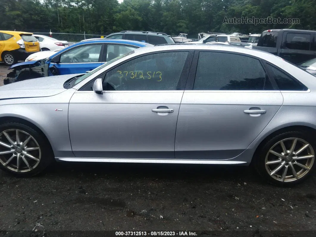 2016 Audi A4 Premium Silver vin: WAUBFAFLXGN012875