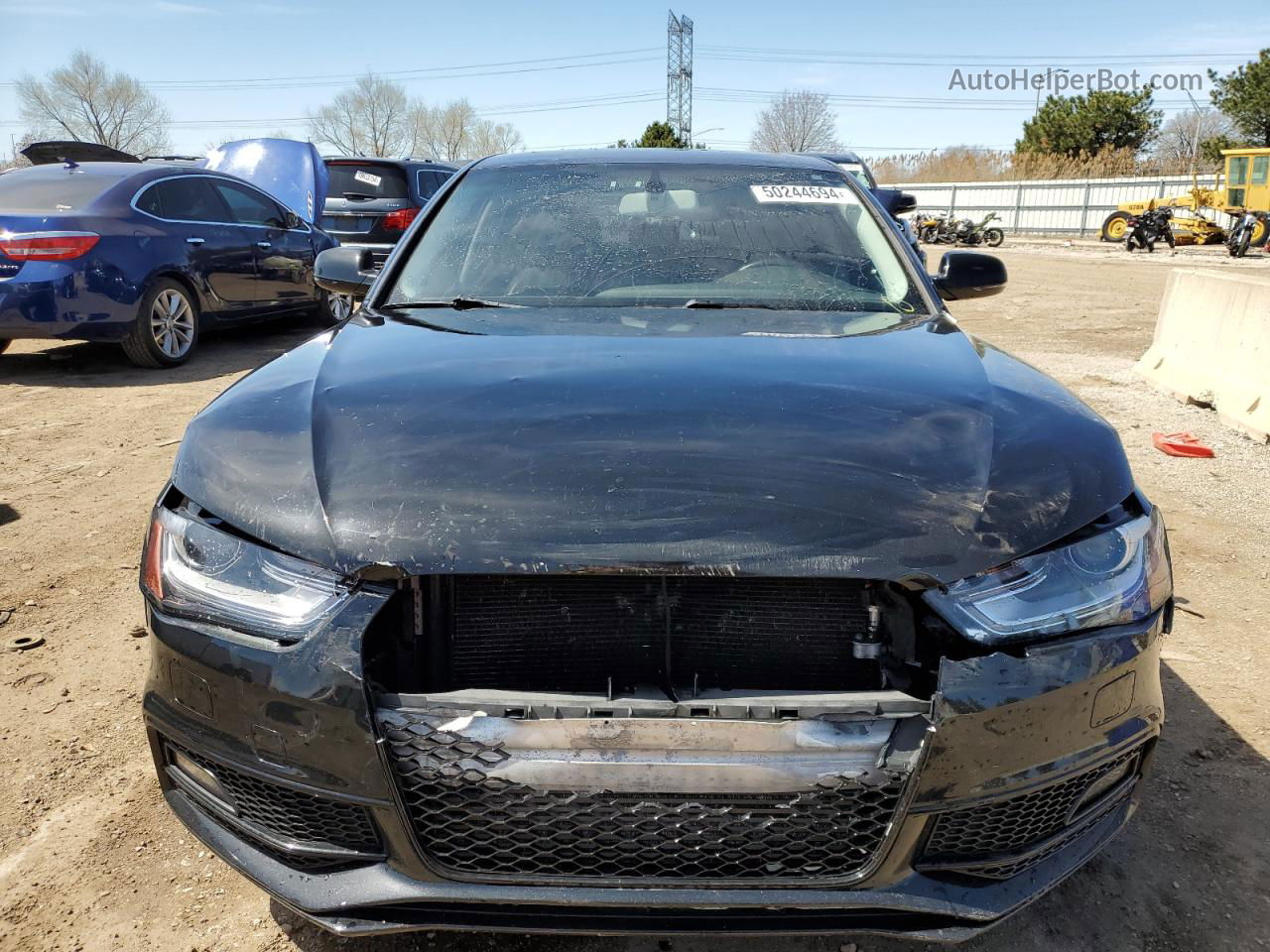 2016 Audi A4 Premium S-line Black vin: WAUBFAFLXGN013072