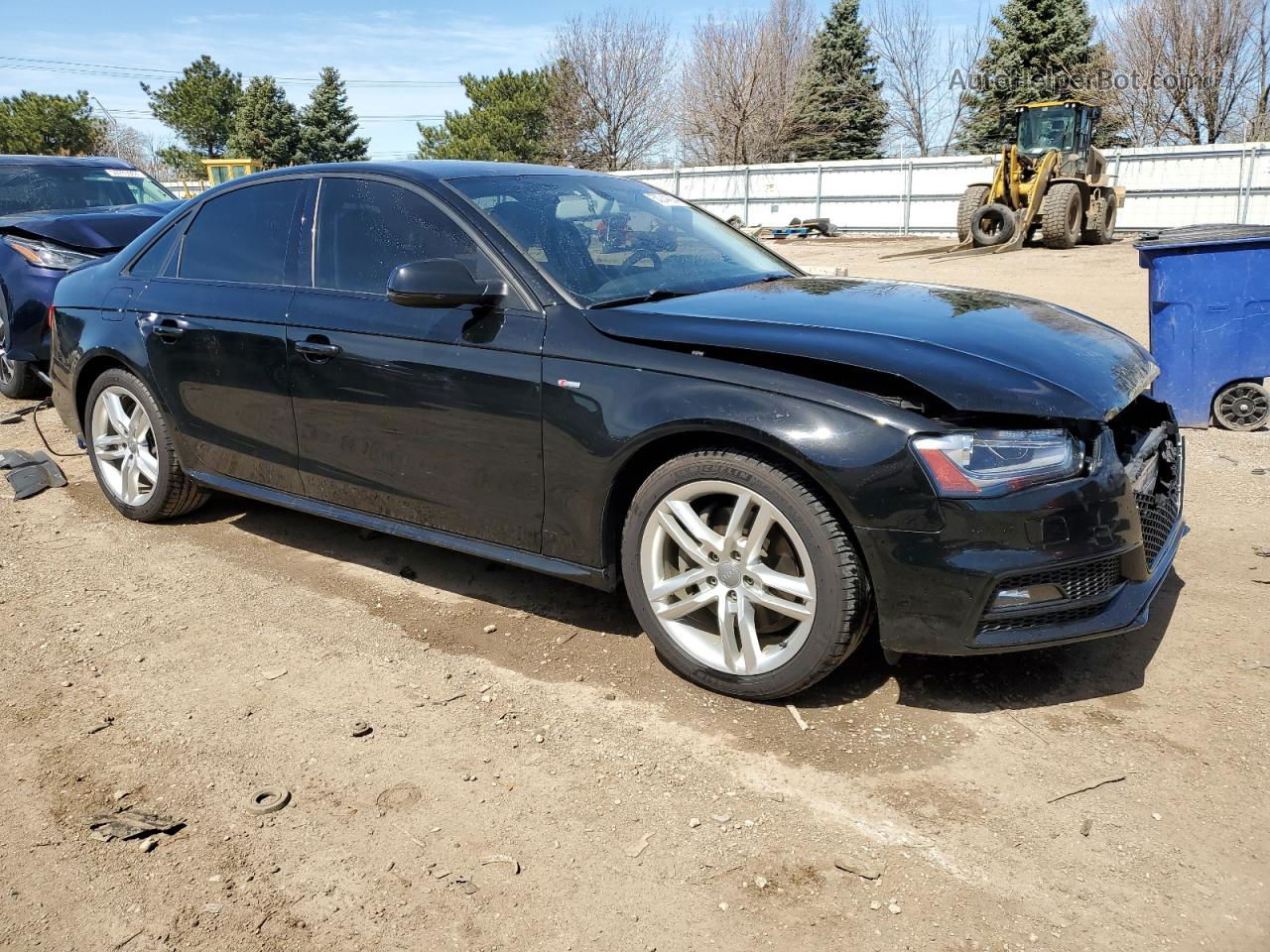 2016 Audi A4 Premium S-line Black vin: WAUBFAFLXGN013072