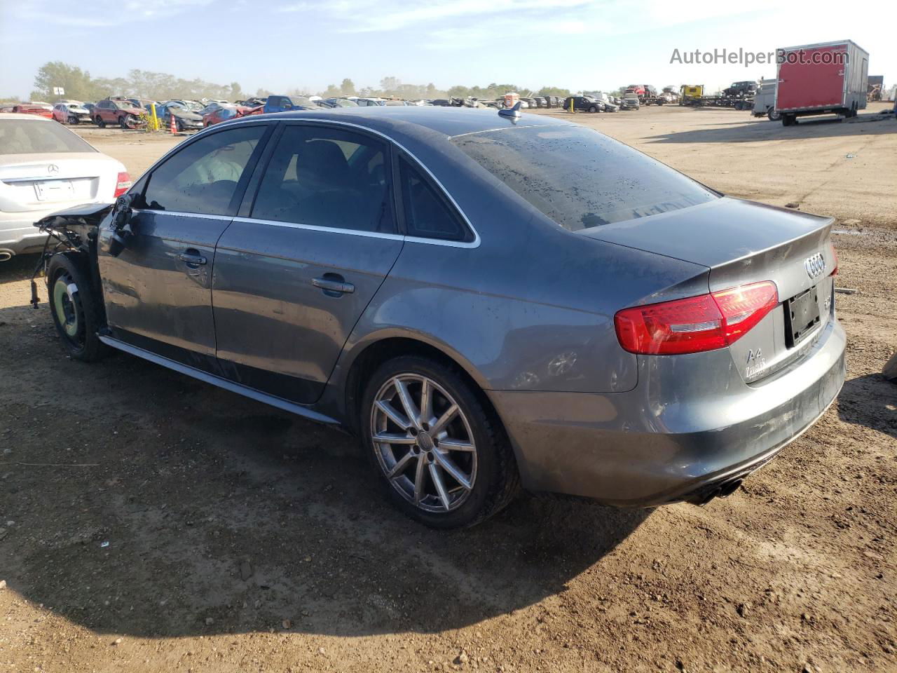 2016 Audi A4 Premium S-line Gray vin: WAUBFAFLXGN018370