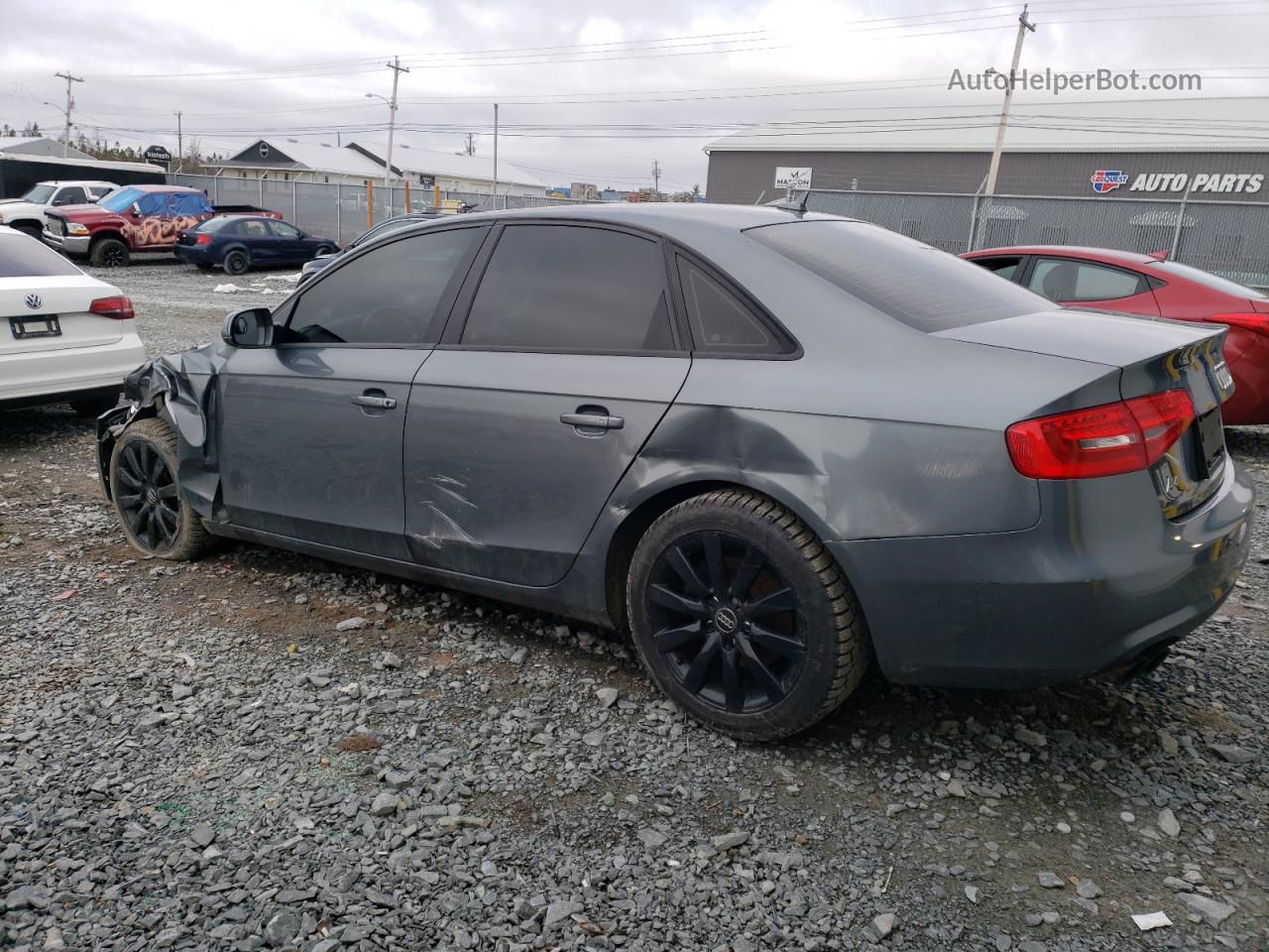 2013 Audi A4 Premium Серый vin: WAUBFCFL1DN005725