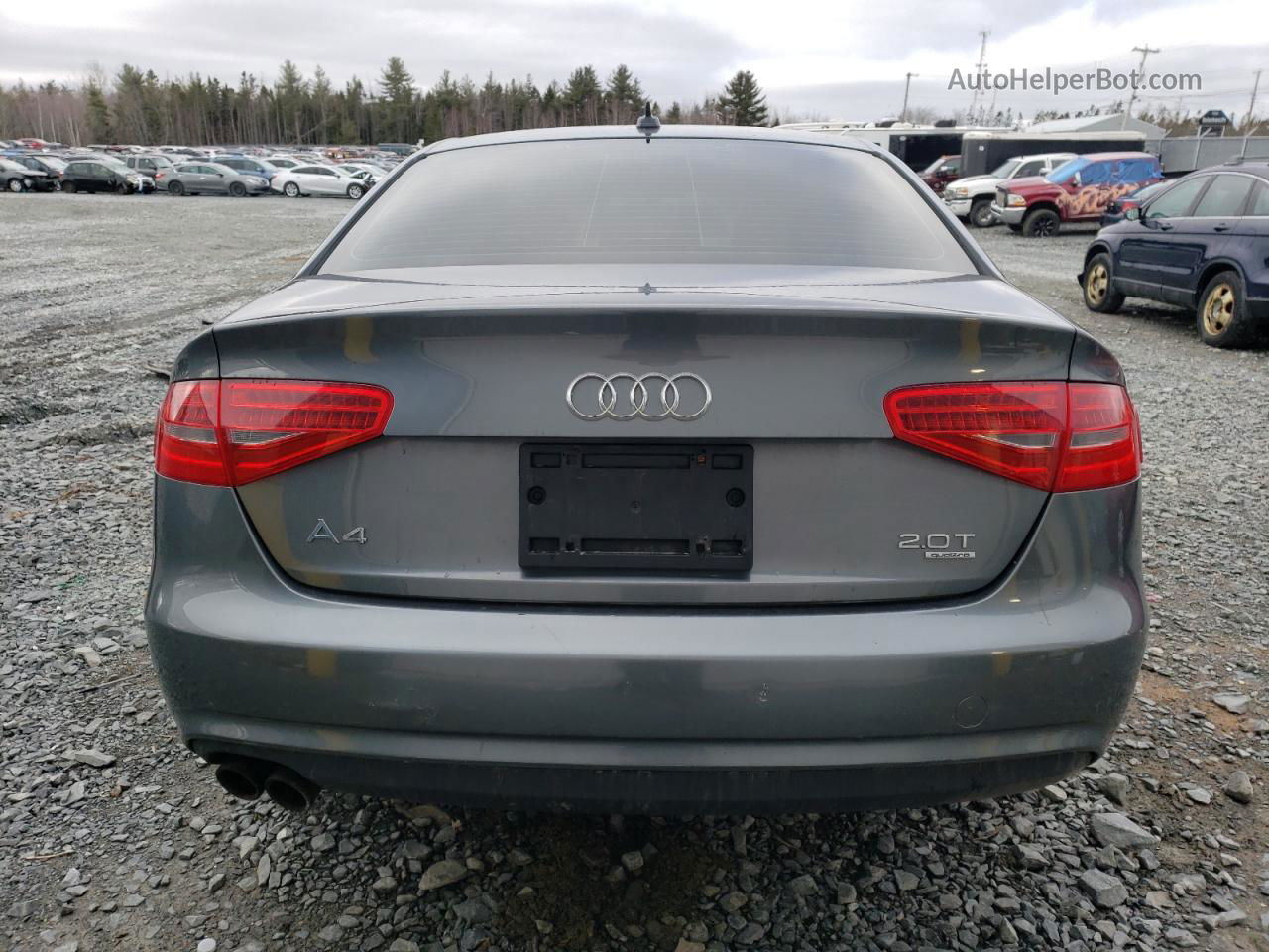 2013 Audi A4 Premium Gray vin: WAUBFCFL1DN005725