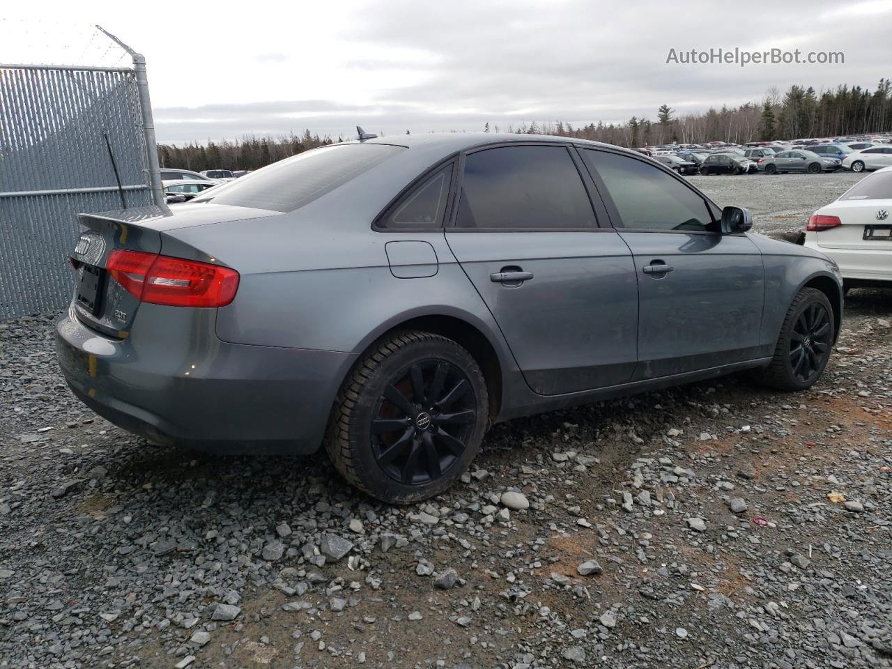 2013 Audi A4 Premium Серый vin: WAUBFCFL1DN005725