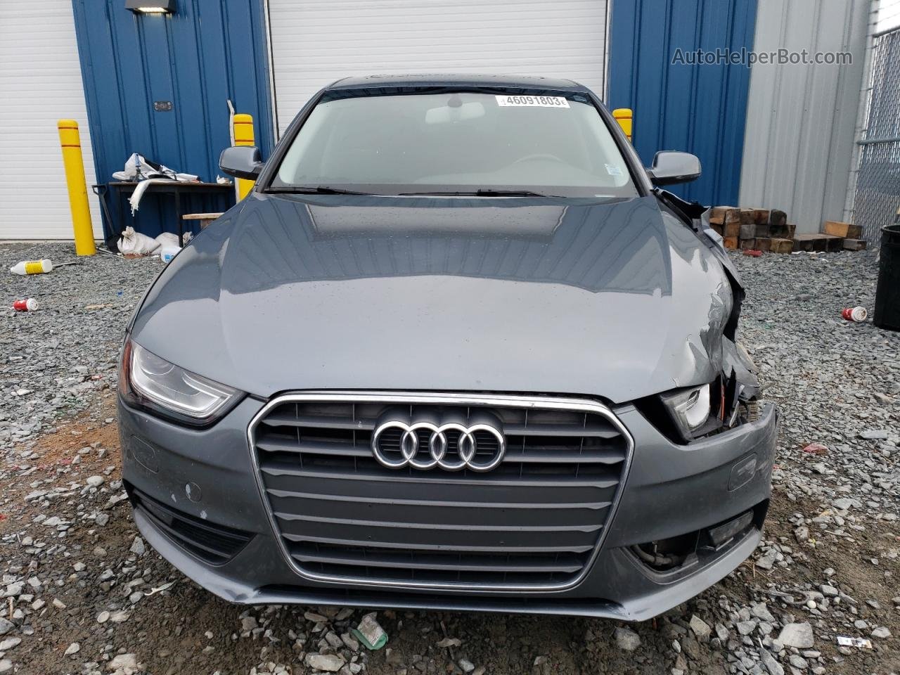 2013 Audi A4 Premium Серый vin: WAUBFCFL1DN005725