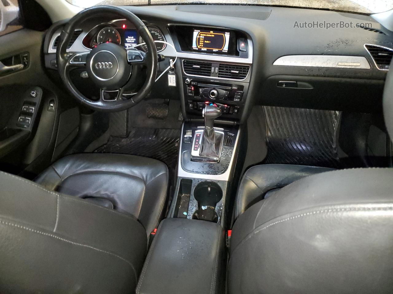 2013 Audi A4 Premium Белый vin: WAUBFCFL4DN026309