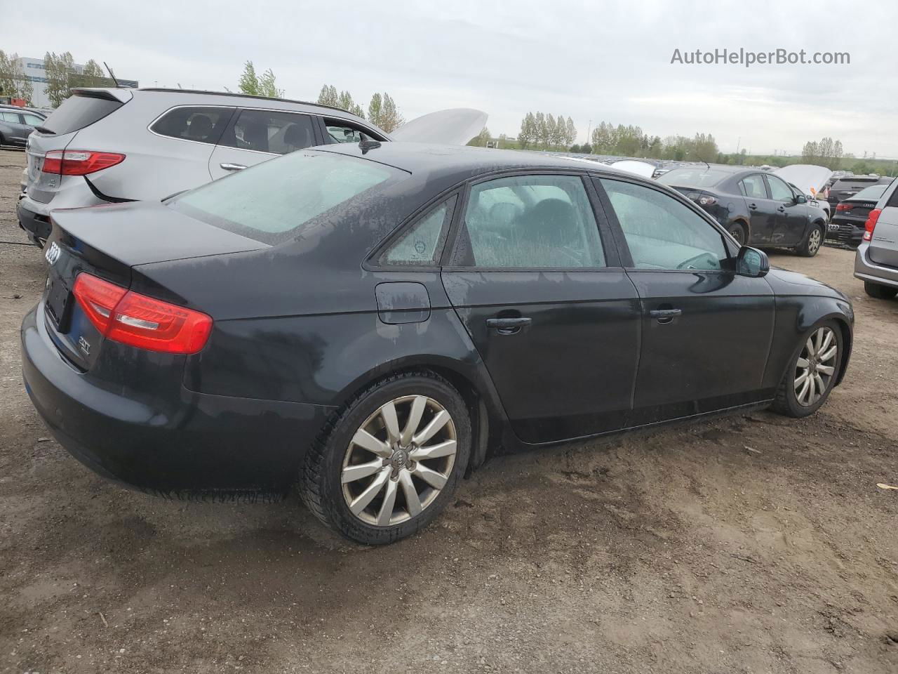 2013 Audi A4 Premium Black vin: WAUBFCFL9DA181848