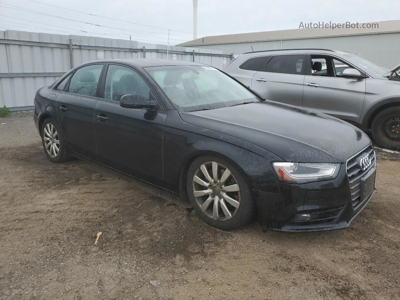 2013 Audi A4 Premium Black vin: WAUBFCFL9DA181848