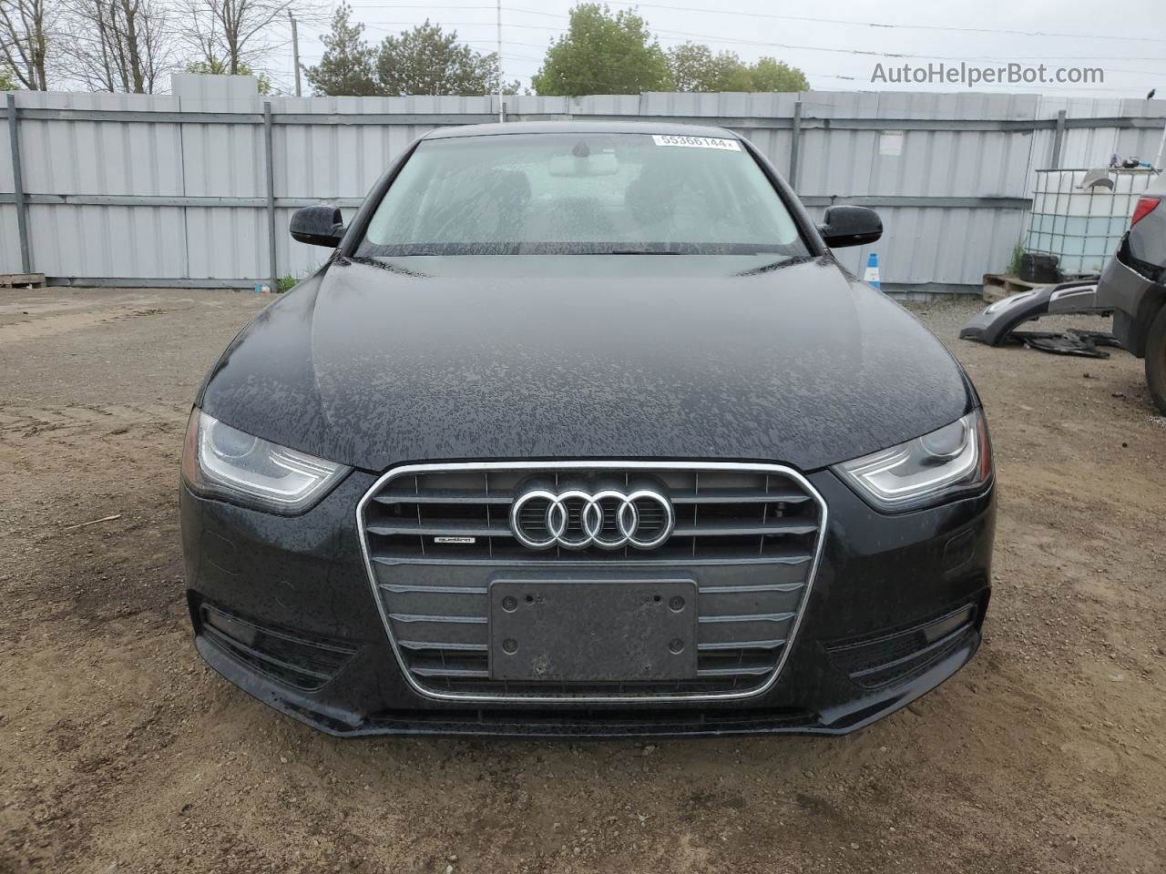 2013 Audi A4 Premium Black vin: WAUBFCFL9DA181848