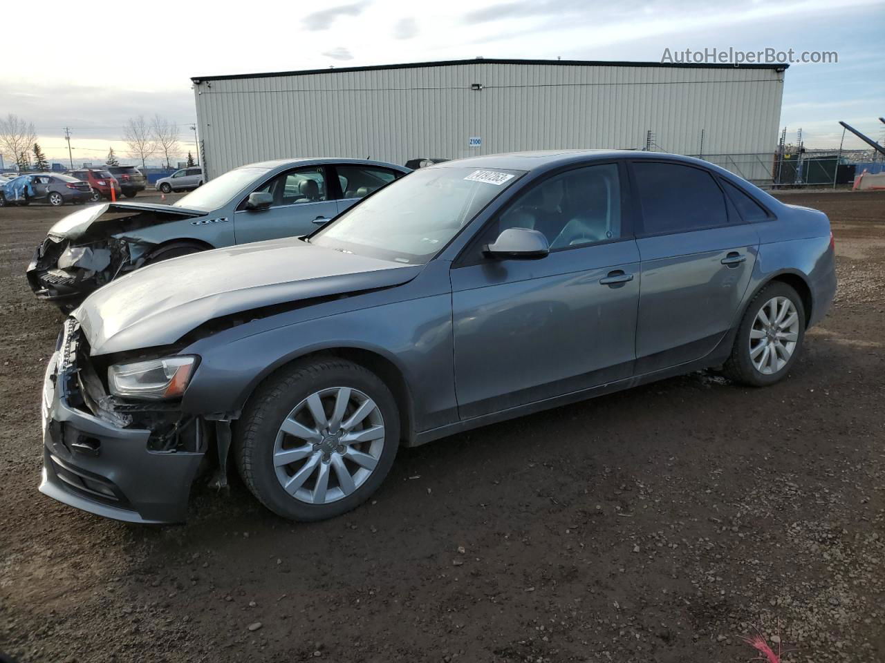 2013 Audi A4 Premium Gray vin: WAUBFCFL9DN027679