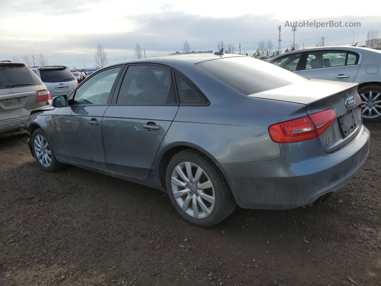 2013 Audi A4 Premium Gray vin: WAUBFCFL9DN027679