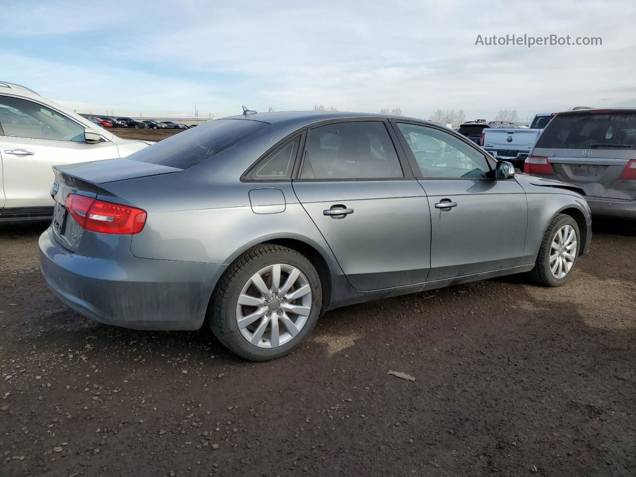 2013 Audi A4 Premium Gray vin: WAUBFCFL9DN027679