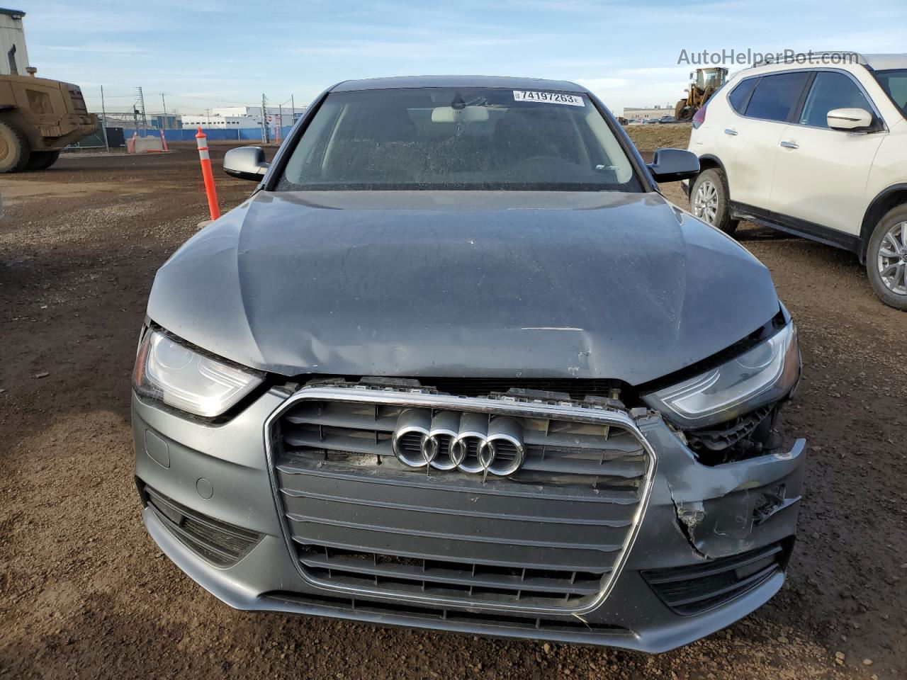 2013 Audi A4 Premium Gray vin: WAUBFCFL9DN027679