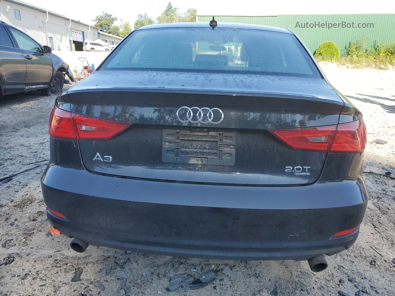 2015 Audi A3 Premium Черный vin: WAUBFGFF0F1056824