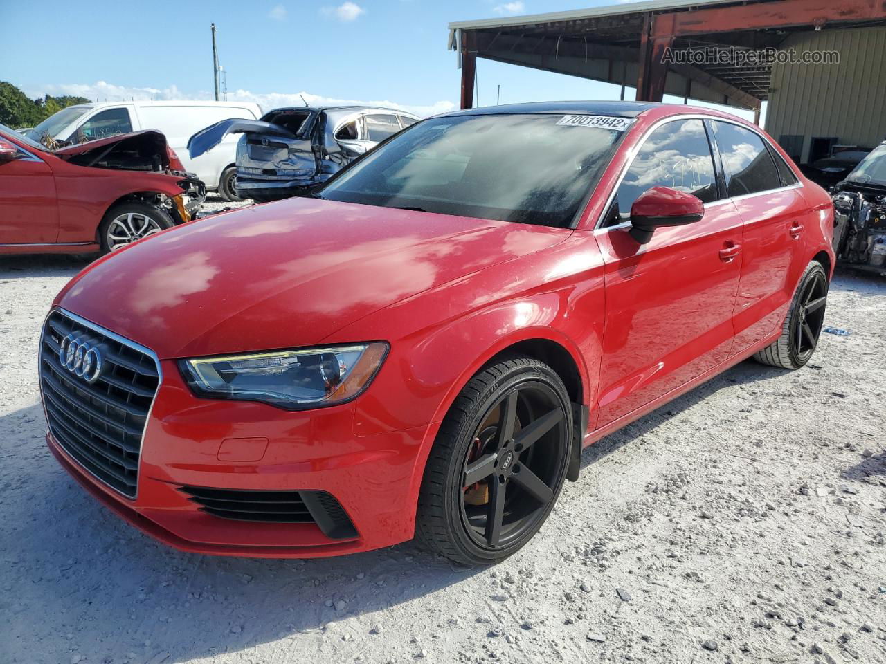 2015 Audi A3 Premium Red vin: WAUBFGFF0F1066012