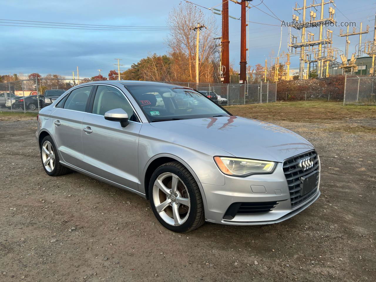 2015 Audi A3 Premium Silver vin: WAUBFGFF0F1074921