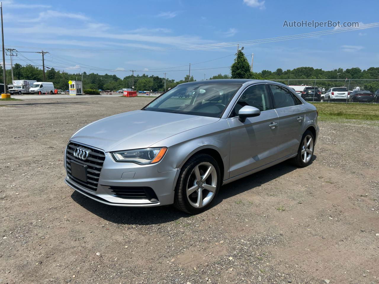 2015 Audi A3 Premium Серый vin: WAUBFGFF0F1074921