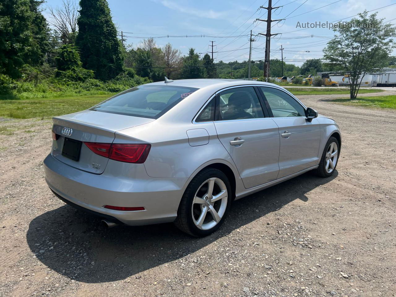 2015 Audi A3 Premium Серый vin: WAUBFGFF0F1074921