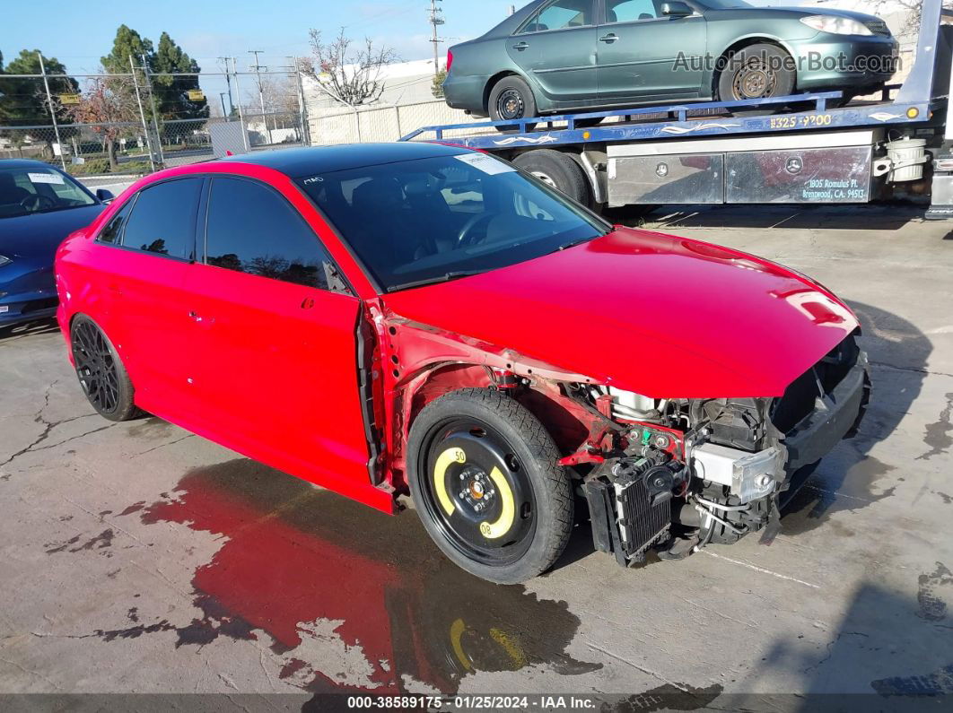 2015 Audi S3 2.0t Premium Plus Red vin: WAUBFGFF0F1075986