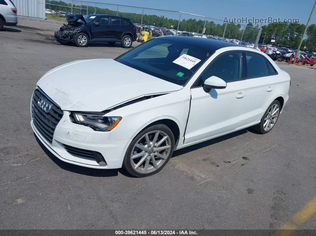 2015 Audi A3 2.0t Premium White vin: WAUBFGFF0F1086938