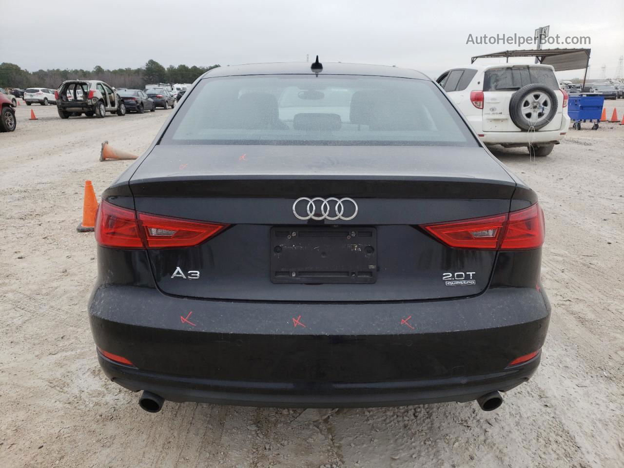 2015 Audi A3 Premium Черный vin: WAUBFGFF0F1113460