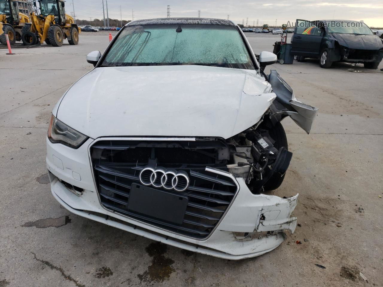 2015 Audi A3 Premium White vin: WAUBFGFF1F1136889