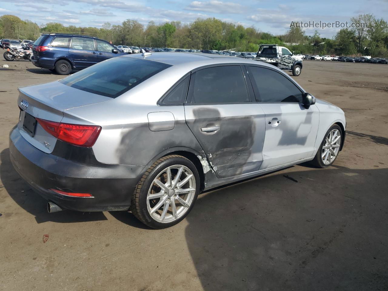 2015 Audi A3 Premium White vin: WAUBFGFF2F1060521