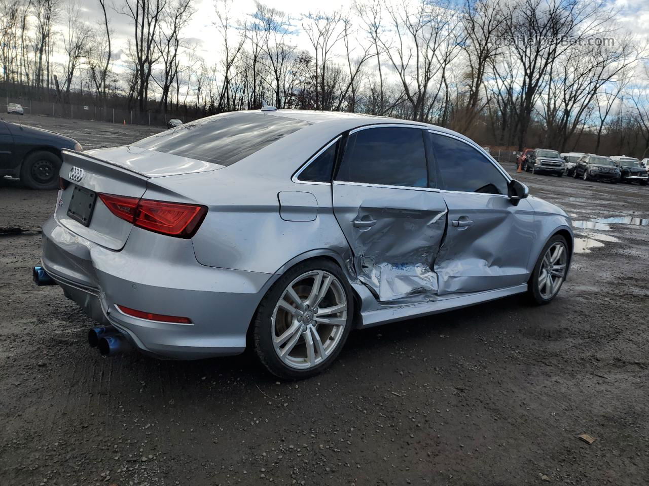 2015 Audi S3 Premium Plus Silver vin: WAUBFGFF2F1062639