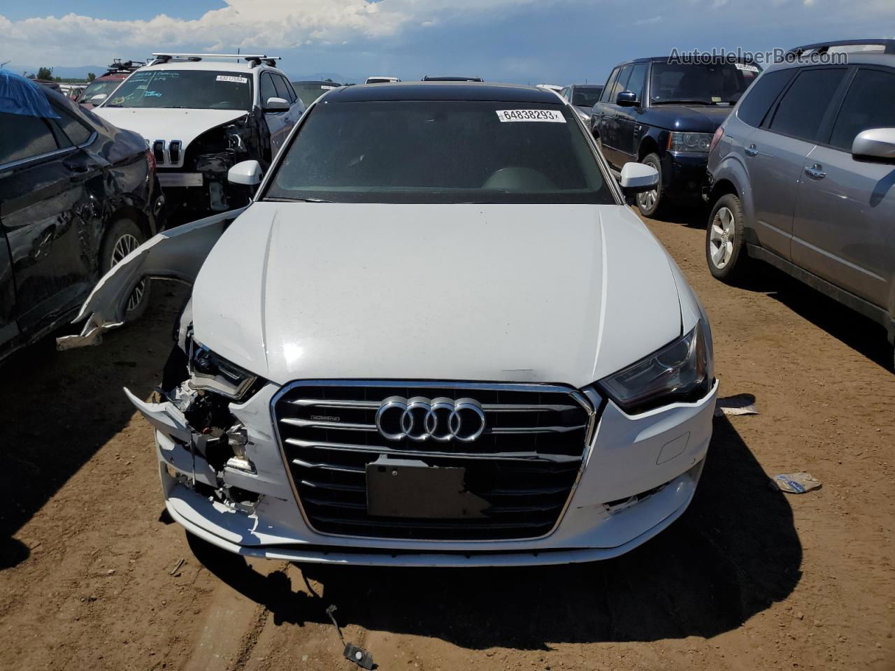 2015 Audi A3 Premium White vin: WAUBFGFF2F1089517