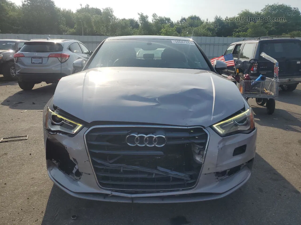 2015 Audi A3 Premium Gray vin: WAUBFGFF2F1094037