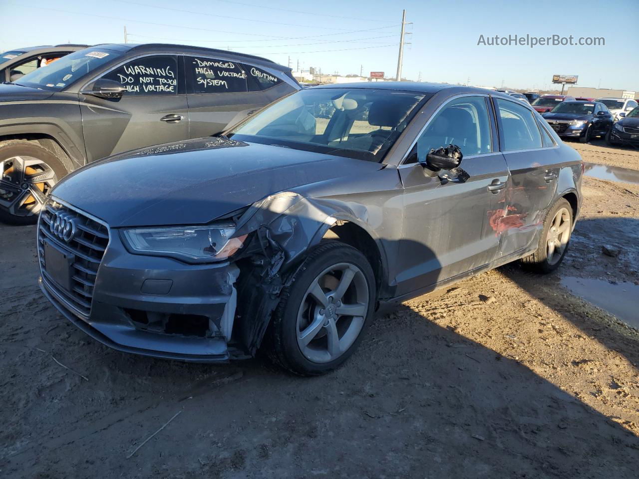 2015 Audi A3 Premium Gray vin: WAUBFGFF2F1129885