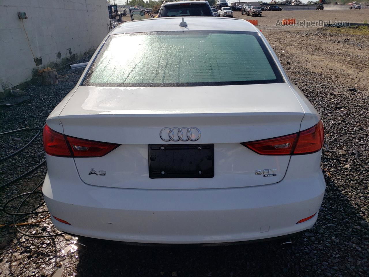 2015 Audi A3 Premium White vin: WAUBFGFF3F1006256