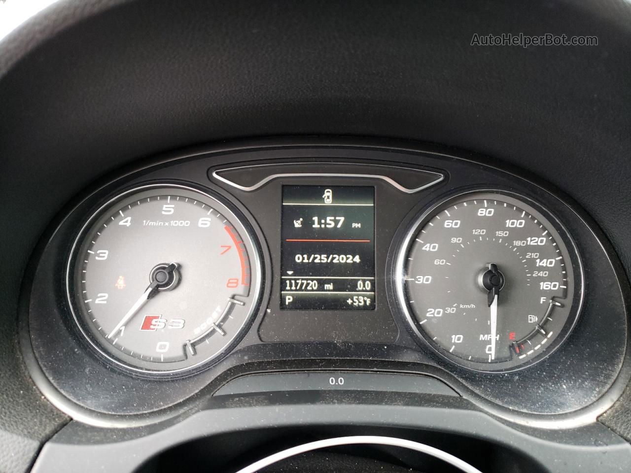 2015 Audi S3 Premium Plus Серебряный vin: WAUBFGFF3F1039886