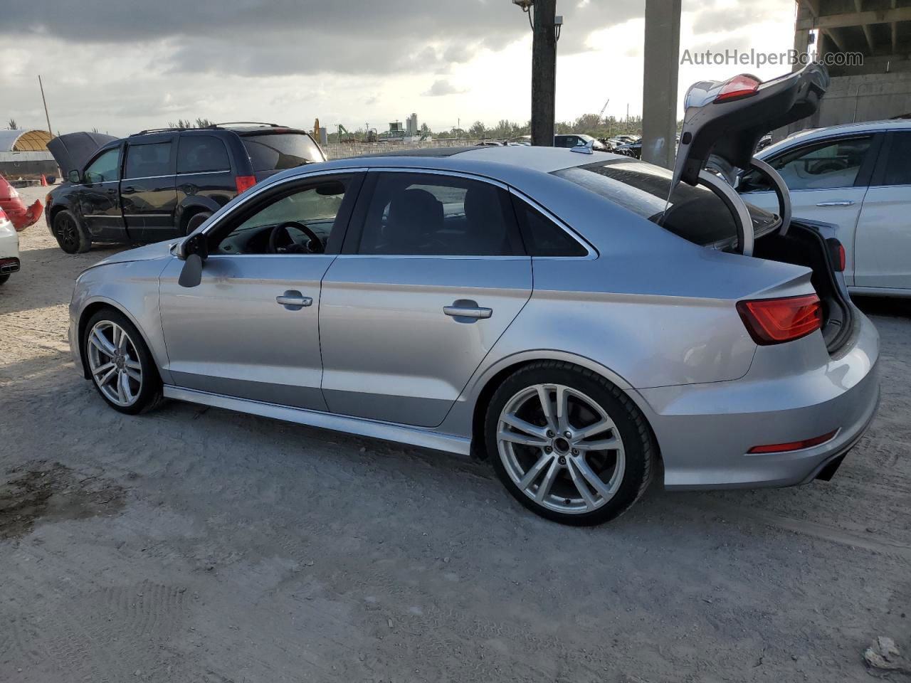 2015 Audi S3 Premium Plus Silver vin: WAUBFGFF3F1083628