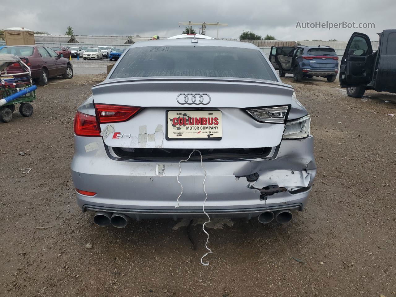 2015 Audi S3 Premium Plus Silver vin: WAUBFGFF3F1087534