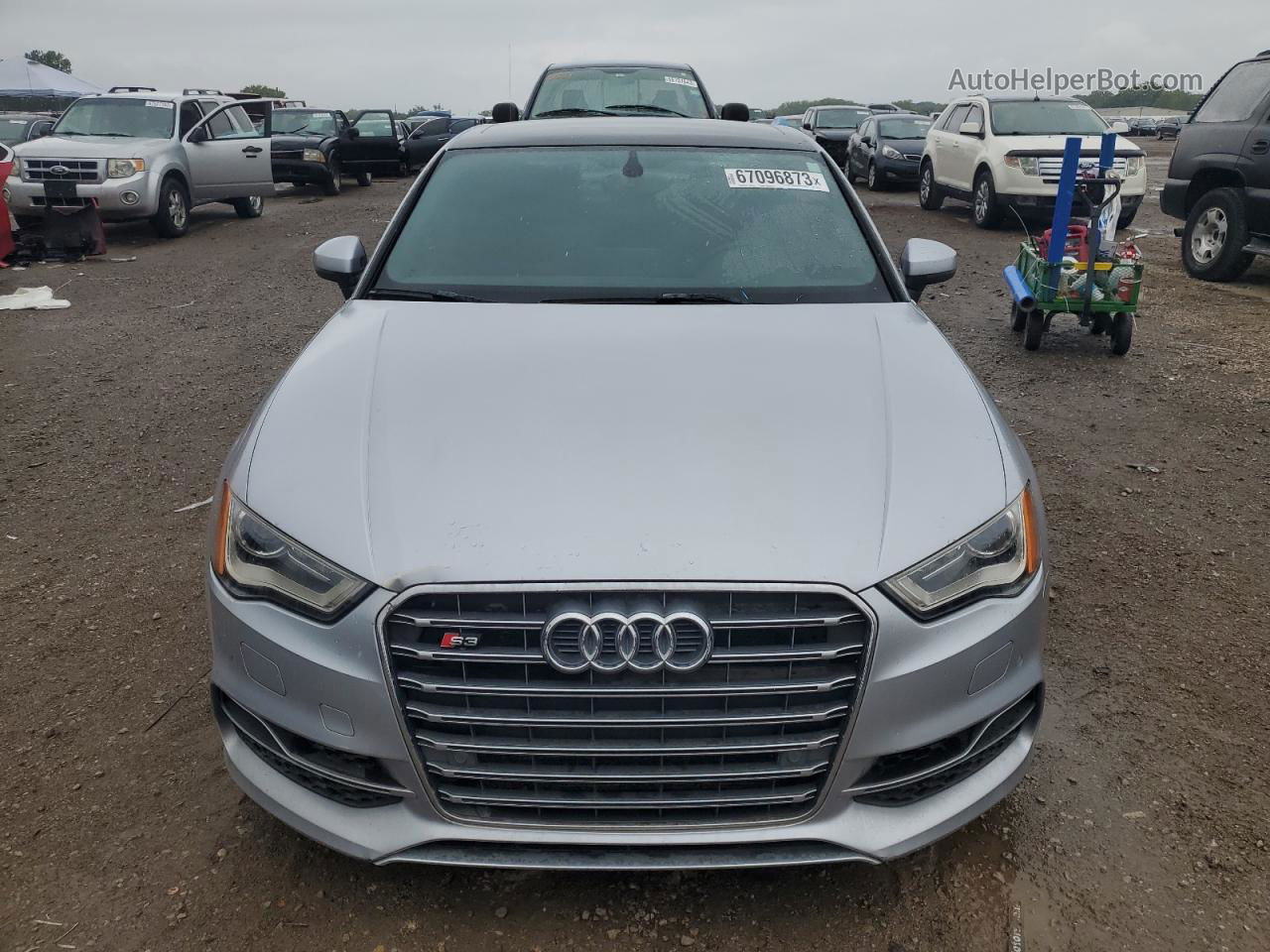 2015 Audi S3 Premium Plus Silver vin: WAUBFGFF3F1087534