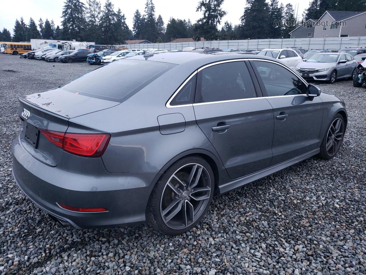 2015 Audi S3 Premium Plus Gray vin: WAUBFGFF4F1138006