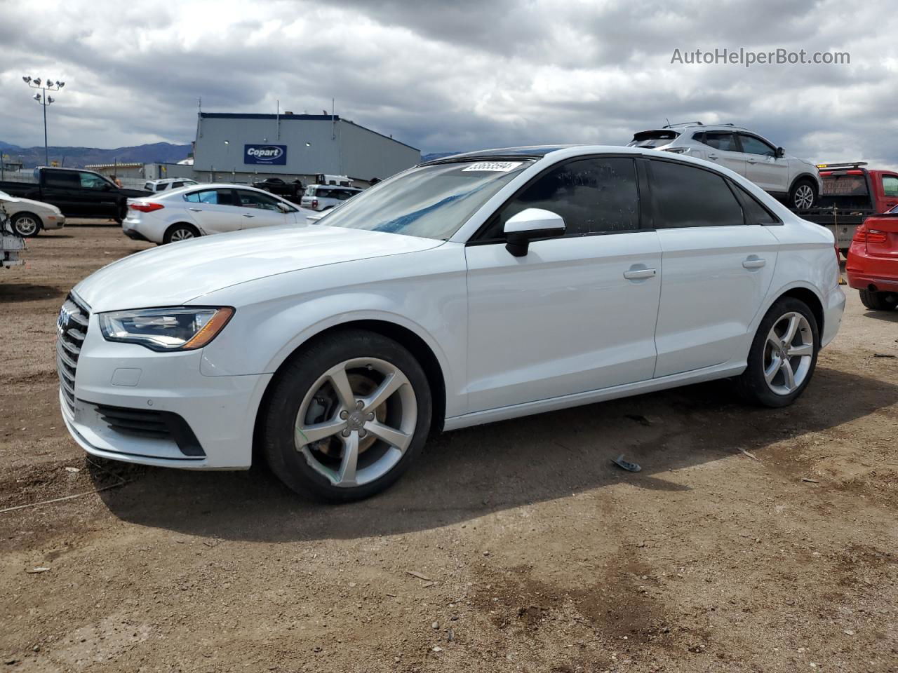 2015 Audi A3 Premium White vin: WAUBFGFF5F1106309