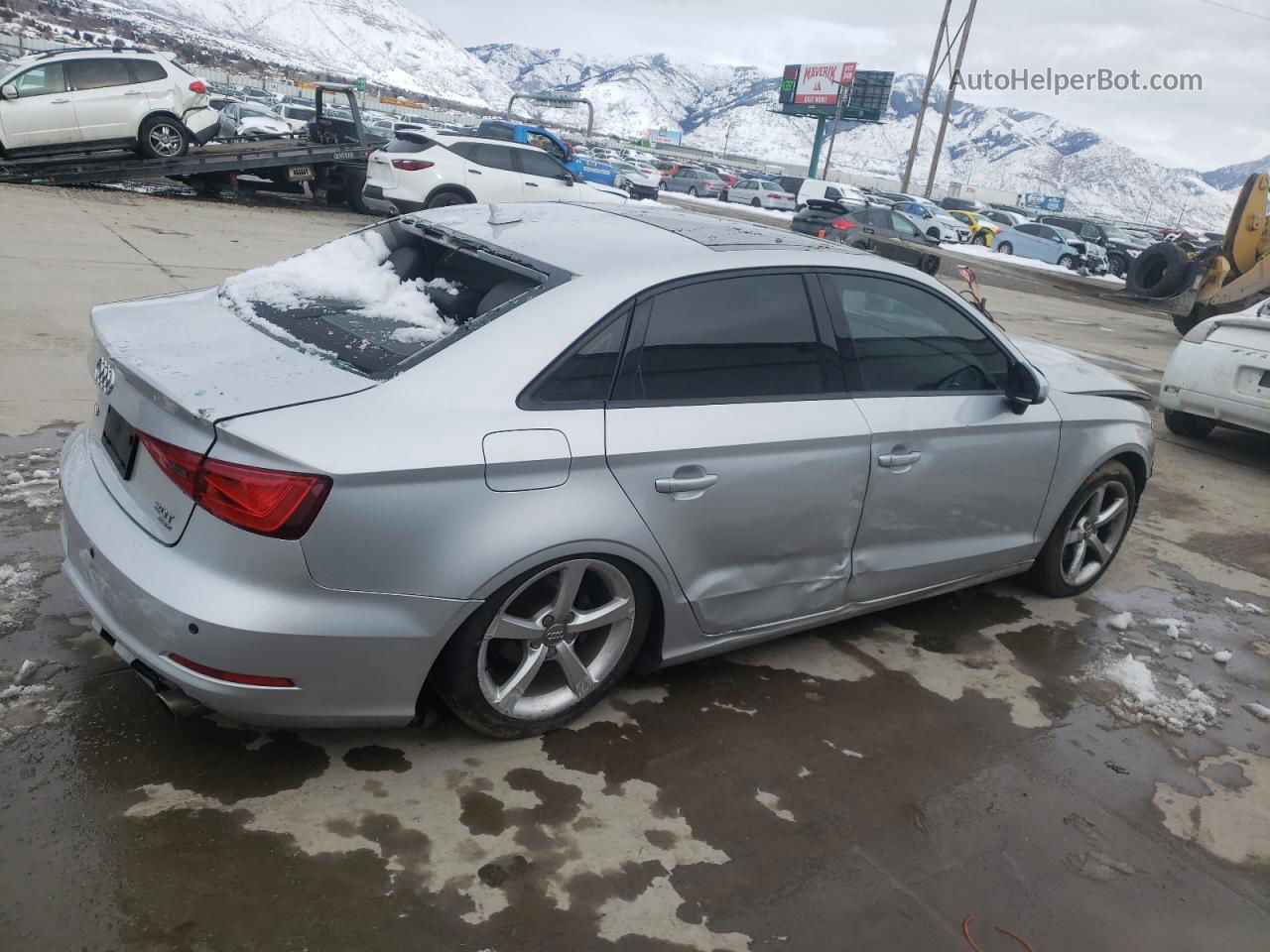 2015 Audi A3 Premium Silver vin: WAUBFGFF6F1008888