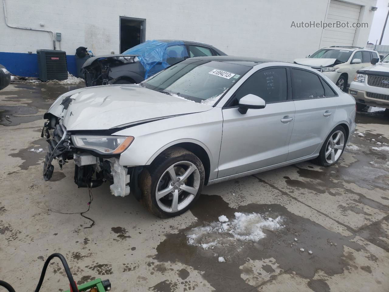 2015 Audi A3 Premium Silver vin: WAUBFGFF6F1008888