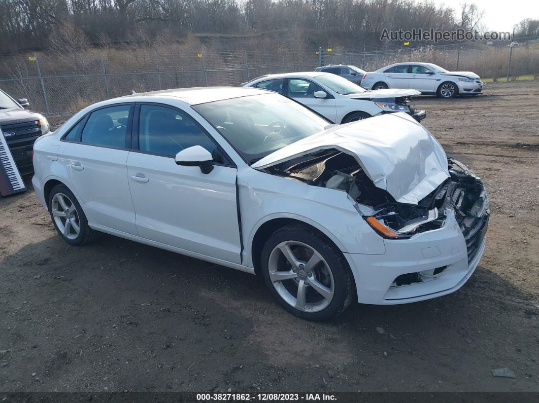 2015 Audi A3 2.0t Premium White vin: WAUBFGFF6F1067018