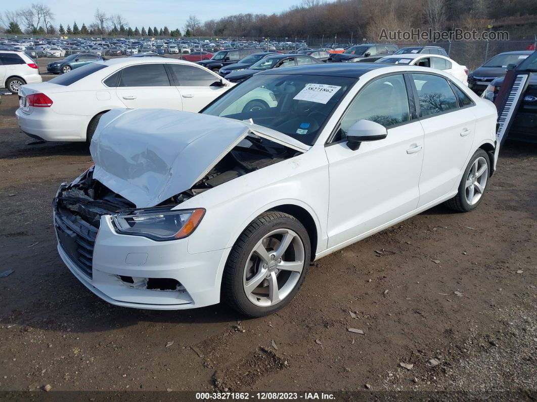 2015 Audi A3 2.0t Premium White vin: WAUBFGFF6F1067018