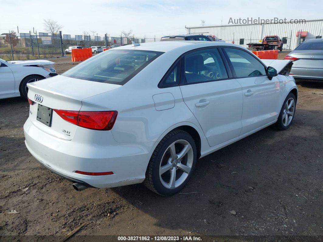 2015 Audi A3 2.0t Premium White vin: WAUBFGFF6F1067018