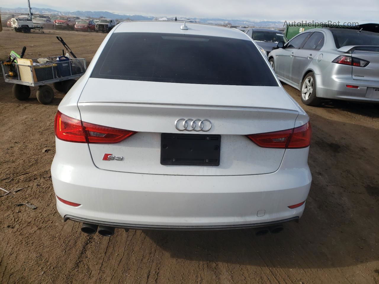 2015 Audi S3 Premium Plus White vin: WAUBFGFF6F1089178