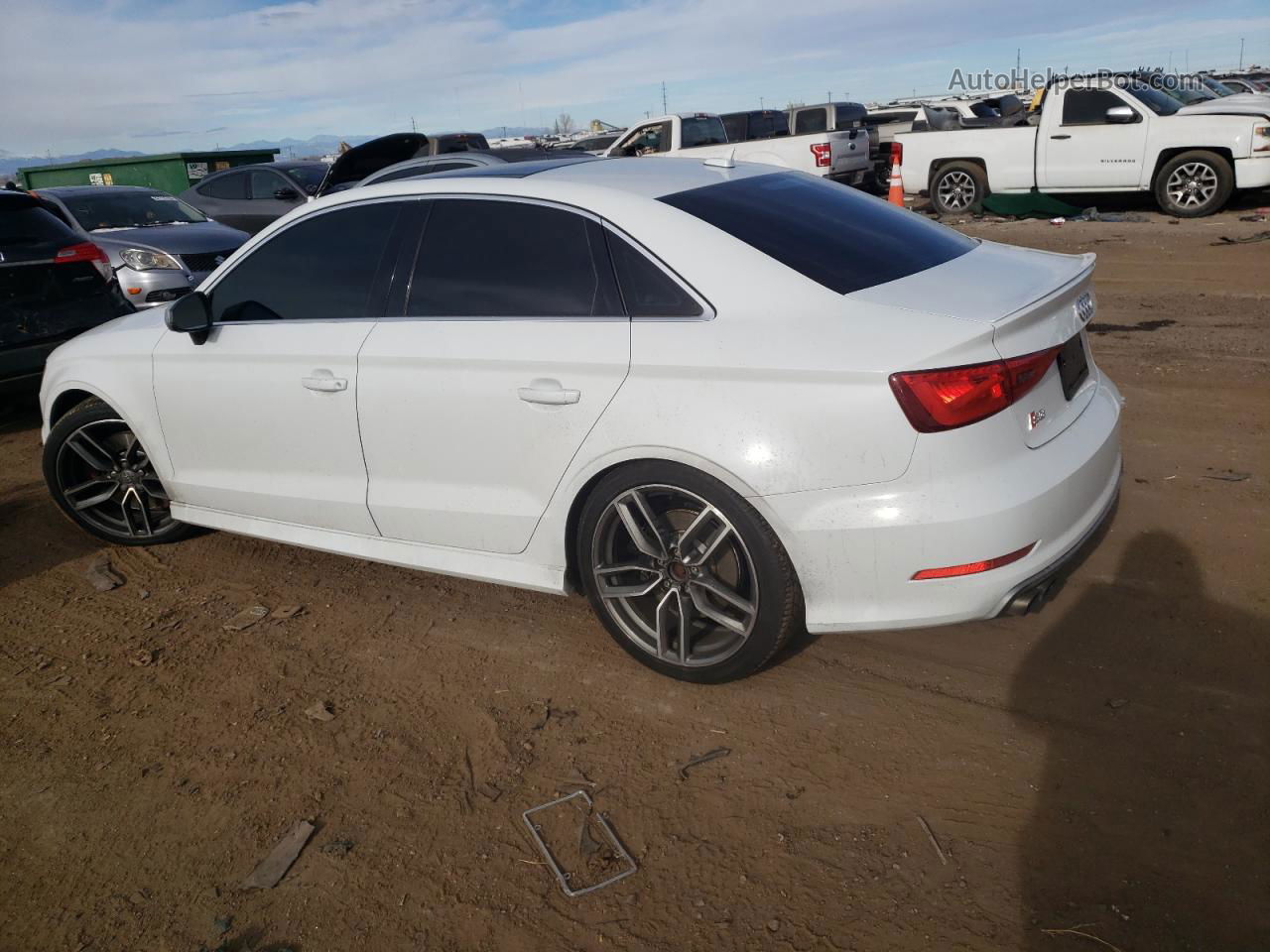 2015 Audi S3 Premium Plus White vin: WAUBFGFF6F1089178