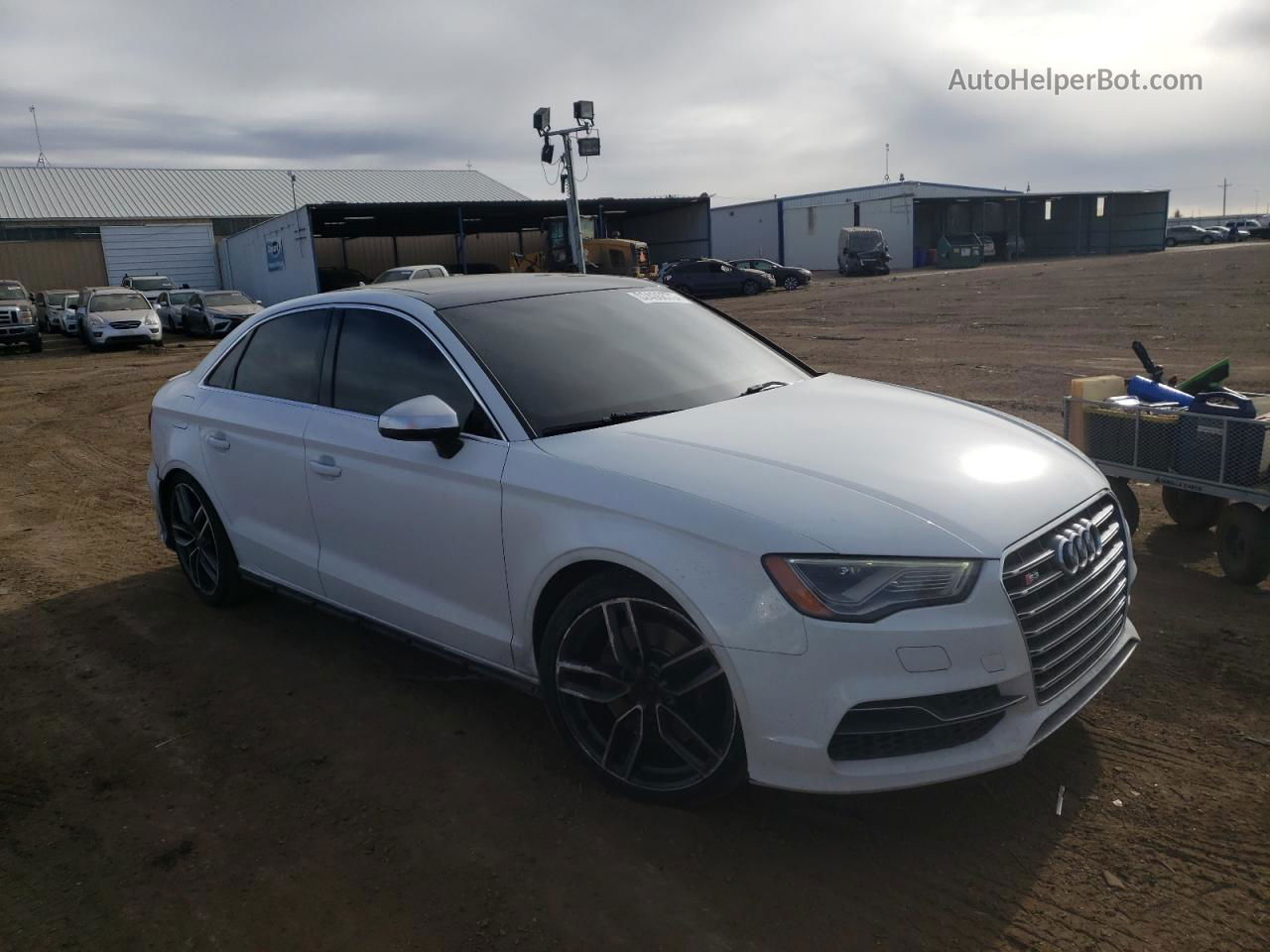 2015 Audi S3 Premium Plus White vin: WAUBFGFF6F1089178